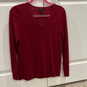Talbots Maroon Merino wool sweater
